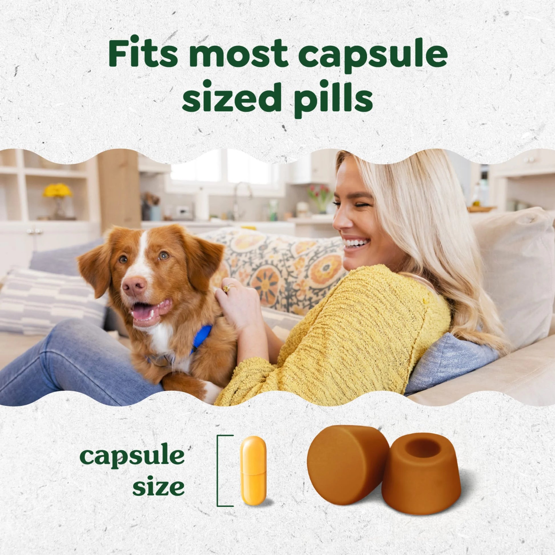 Pill Pockets for Dogs Chicken Flavor Large, Capsule Size Soft Dog Treats, 7.9 Oz, (30 Pk)