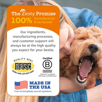 Allergy & Immune Mini Bites for Small Dogs, for Seasonal Allergies, Immune + Sensitive Skin & Gut Health, Lamb Flavor, 90Ct