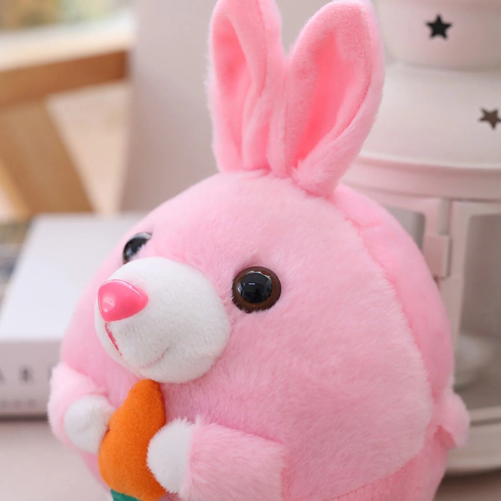 Dog Toy,Interactive Dog Toy Ball,Bouncing Rabbit Interactive Electronic Pet Plush Rabbit Toy with Sound,Dog Squeaky Toys for Aggressive Chewing,60 Song Music Durable Dog Squeaker