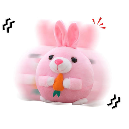 Dog Toy,Interactive Dog Toy Ball,Bouncing Rabbit Interactive Electronic Pet Plush Rabbit Toy with Sound,Dog Squeaky Toys for Aggressive Chewing,60 Song Music Durable Dog Squeaker